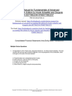 Fundamentals of Advanced Accounting 6th Edition Hoyle Test Bank Download