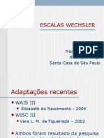 Aplicação Das ESCALAS WECHSLER