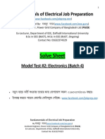 Batch 4 Model Test 2 Electronics Question and Solution