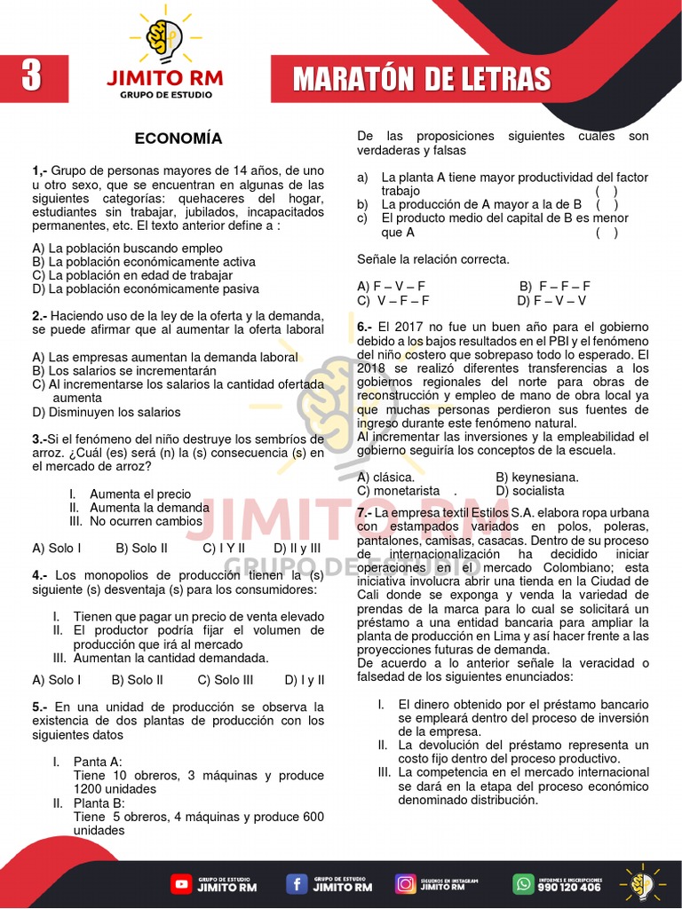 Maraton Letras | PDF
