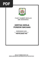 Kertas Kerja Pondok Bacaan