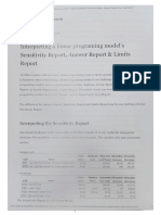 QM -interpretation of sensitivity report