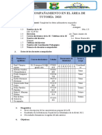 Plan de Acompañamiento en Area de Tutoria Ina 125 2023