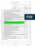 HSE Work at Height Inspection Checklist