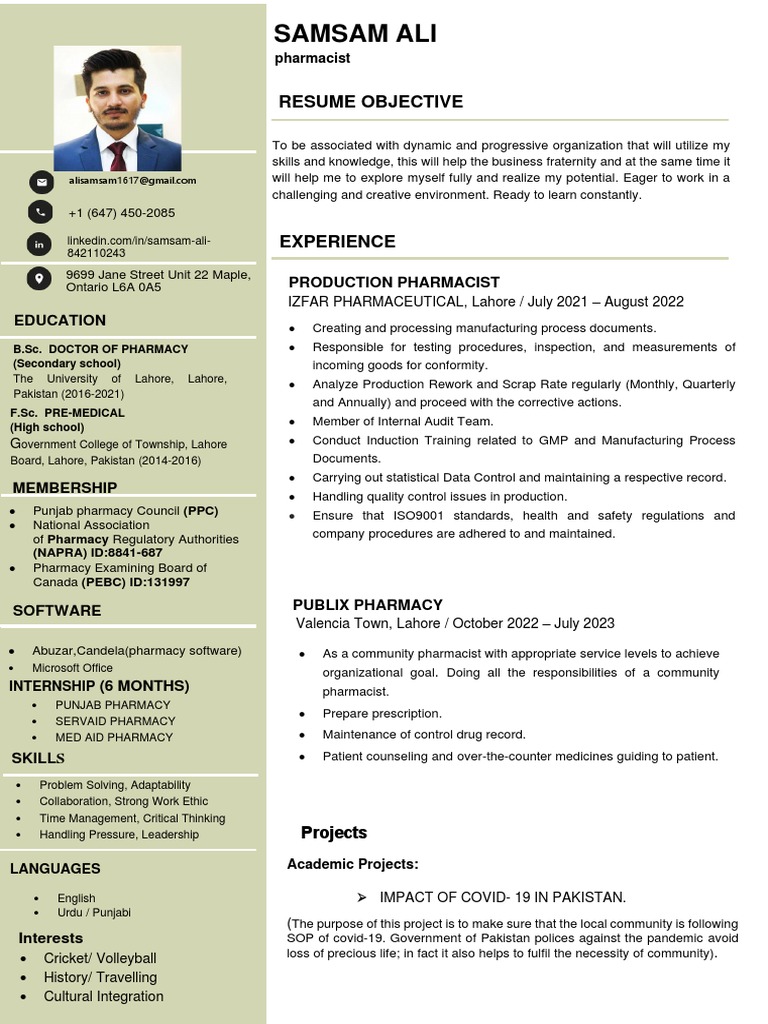 Samsam Ali CV 230327 | PDF