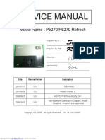 Acer p5270 Xga DLP Projector Service Manual