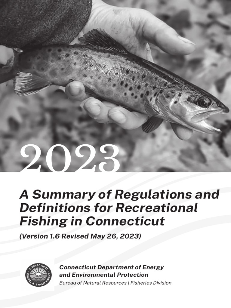 Connecticut 2023 Fishing Pocket Guide  PDF  Angling  Aquatic Animals