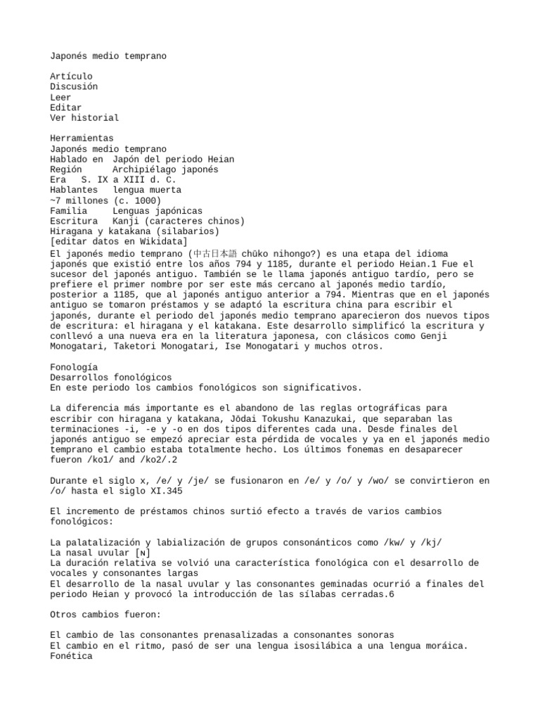 Japonés Medio Temprano PDF