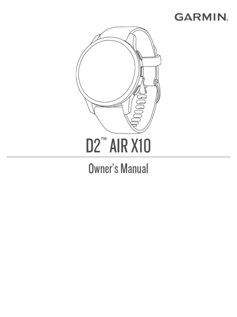 D2 Air X10 Owner's Manual | PDF
