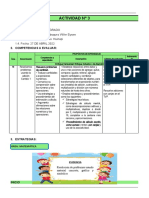 3° Grado - Actividad Del Dia 27 de Abril