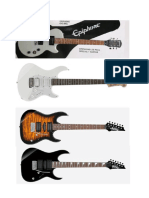 Guitar's models
