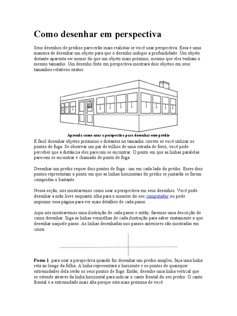 PERSPECTIVA ARQUITETÔNICA: dicas essenciais para o desenho de arquitetura e  design, image size:768x1024