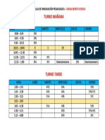 Horario de Aip 2023