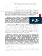 Antología Hacia Un Currículum para Desarrollar El Pensamiento