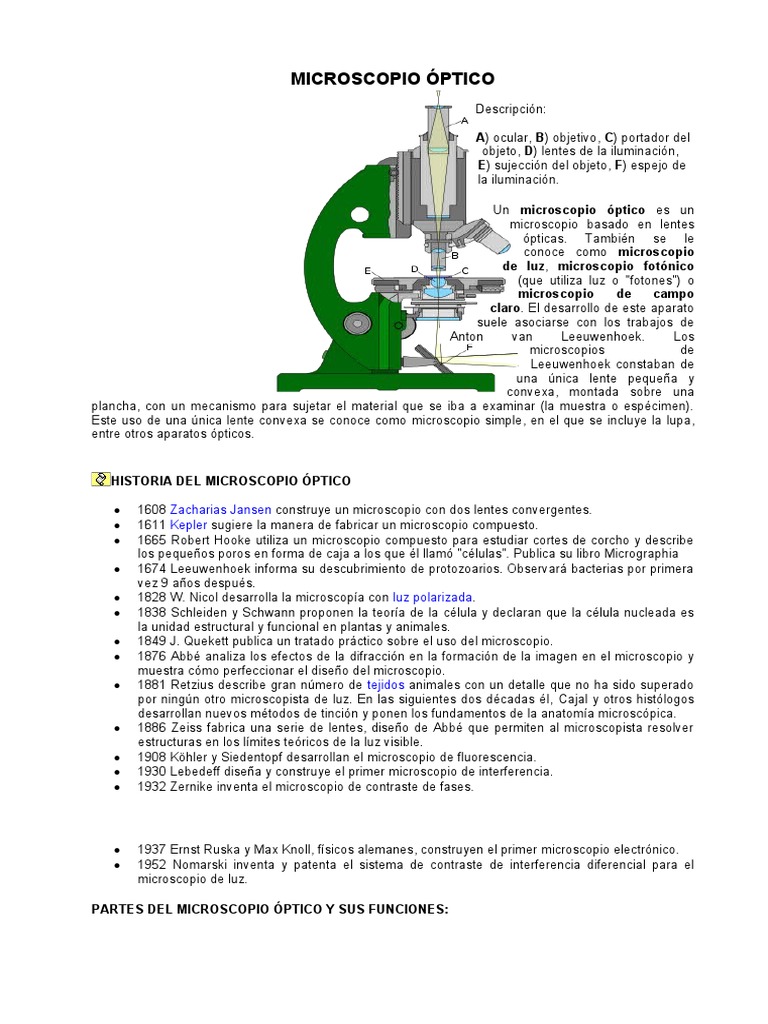 Microscopio Dos Lentes Convergentes Primer Plano De Microscopio