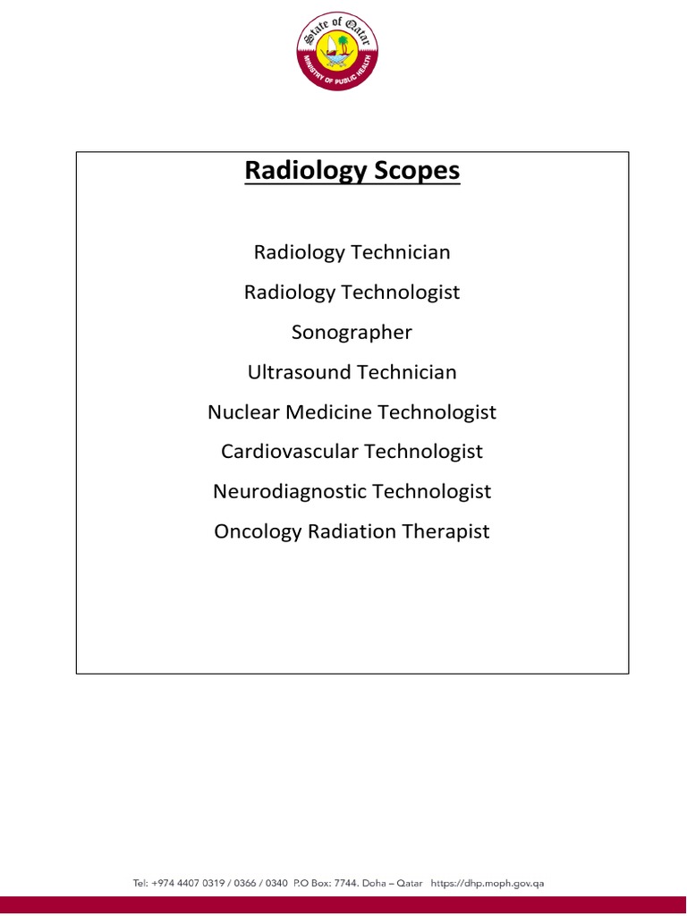 Radiology Scopes for doctor PDF