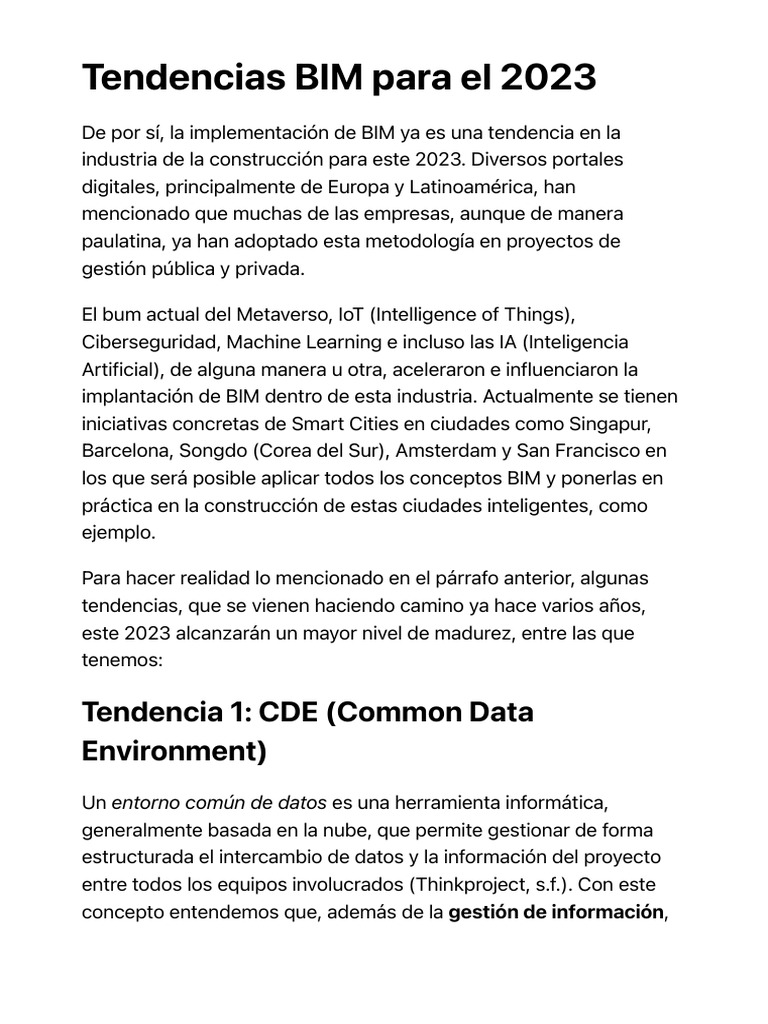 Tendencias bim para el 2023 konstruedu pdf realidad virtual