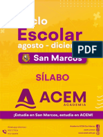 Silabo Ciclo Escolar Agosto Diciembre 2023