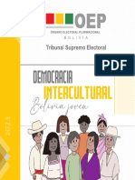 Cartilla Democracia Intercultural Bolivia Joven 2023