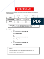 Ficha de Porcentajes