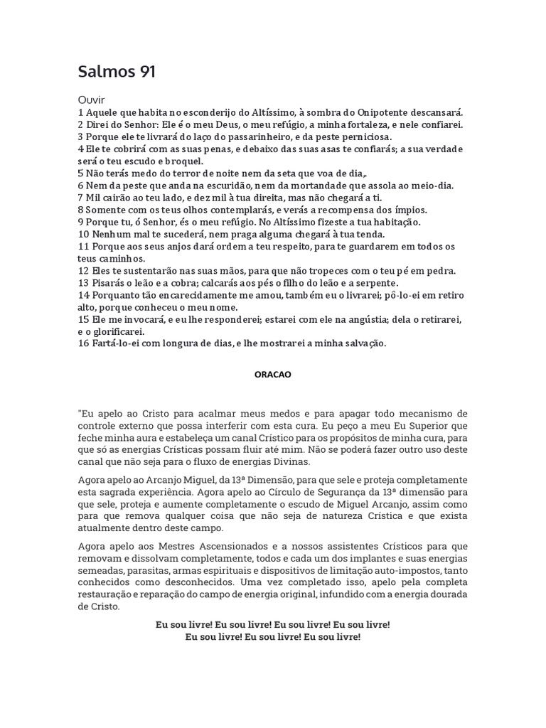 Oracao Arcanjo Gabriel 21 Dias | PDF