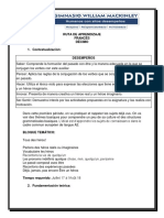 RUTA DE APRENDIZAJE - FRANCES 10º - 1er SEMÁFORO - II Sem