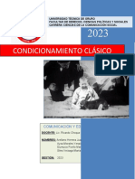 Condicionamiento Clásico