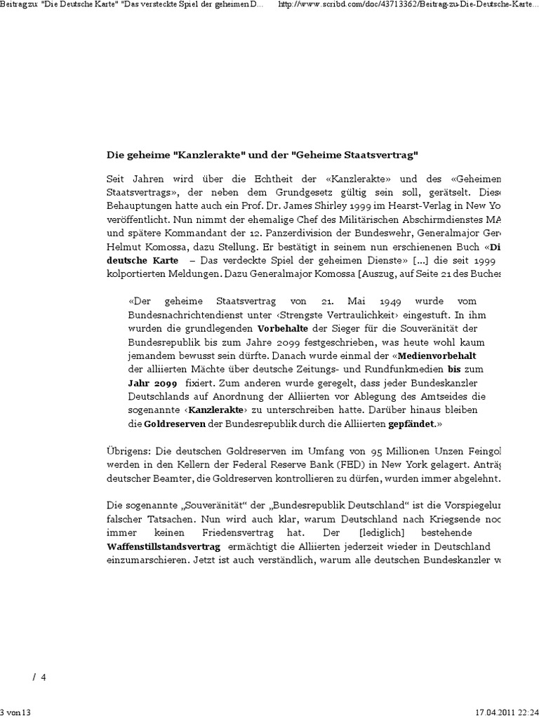 KOMOSSA, Gerd - Die Deutsche Karte - 2018 | PDF