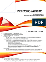 Tema #1 Derecho Minero