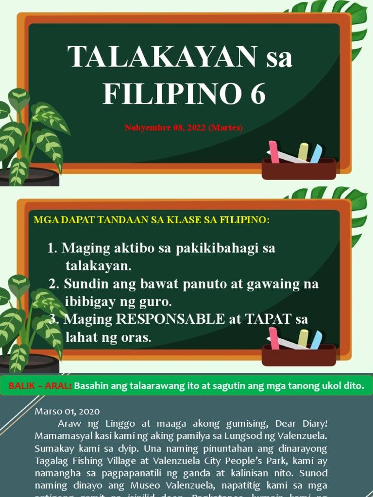 Filipino PPT Q2W1D2 | PDF