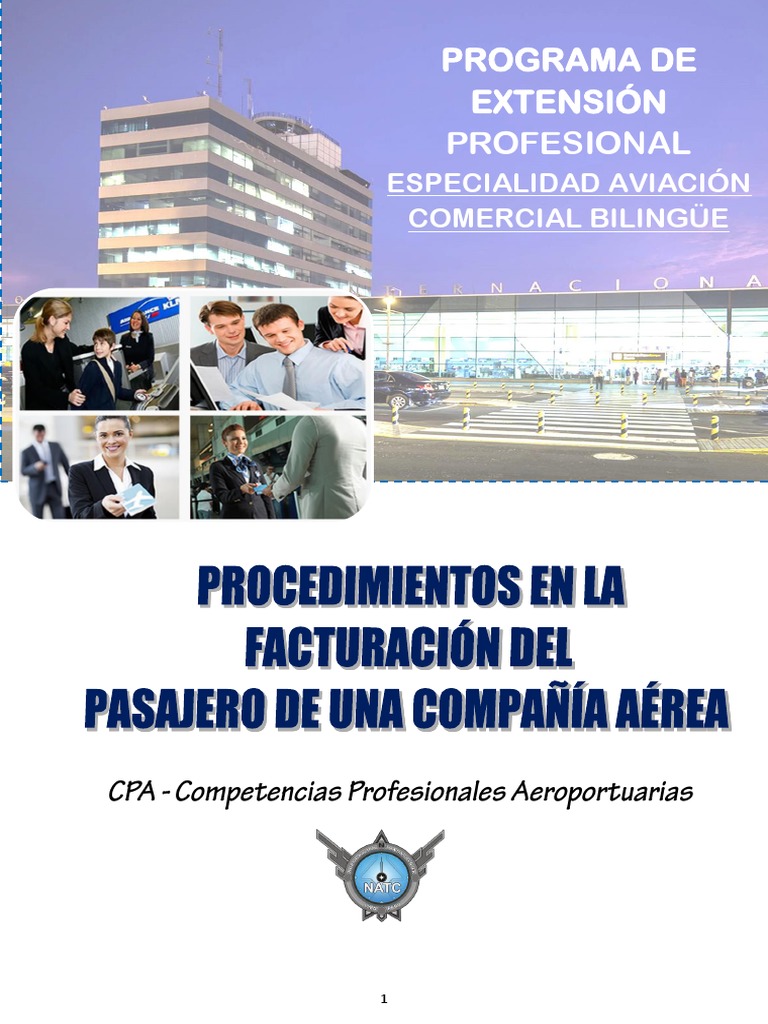 CPA - 6 Procedimientos en La Facturacion Del Pasajero de Una Compañia ...