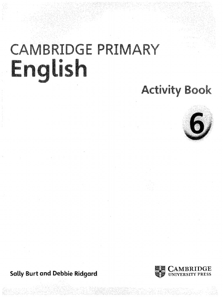 Cambridge Primary English 6 Activity Book | PDF