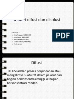 Materi Difusi Dan Disolusi