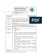 SPO Pemantauan Pelaksanaan Prosedur Lab