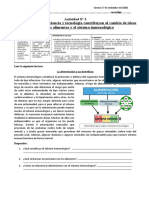 Ficha - SEMANA 27 Expe 6 Actividad3 Alimentos y Sistema Inmunologico