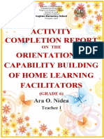 ACR Capability Building&training Completion Report