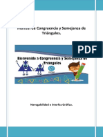 Manual de Congruencia y Semejanza de Triángulos