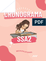 Cronograma SSA2