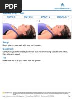 Medbridge Cervical Radiculopathy PT Exercises | PDF | Anatomical Terms ...