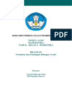 Modul Ajar Matematika - Perkalian Dan Pembagian Bilangan Cacah - Fase B