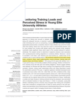 14.- Monitoring Training Loads and PERCIEVED STRESS IN YOUNG ELITE UNIVERSITY ATHLETES