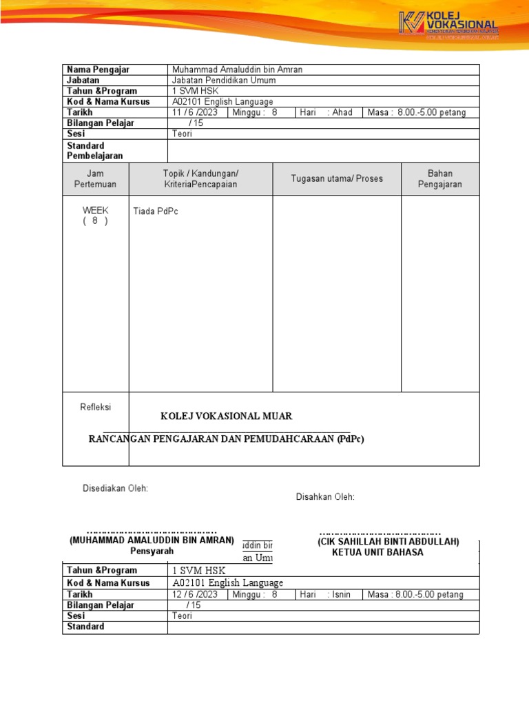 RPH Week 21 | PDF | Karier & Perkembangan