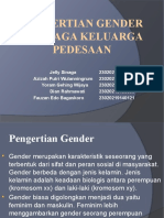 Agro B - Kelompok 6 - PPT - Pengertian Gender Lembaga Keluarga Pedesaan