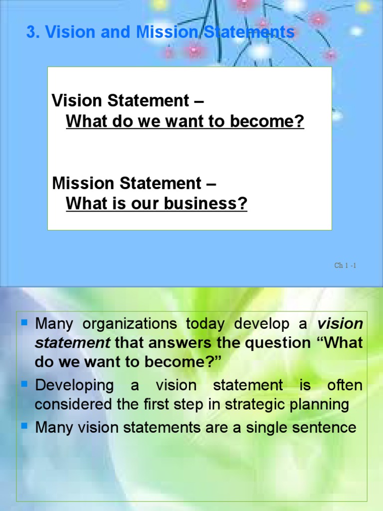 Business Vision and Mission PDF