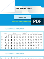 Sejarah Aksara Jawa