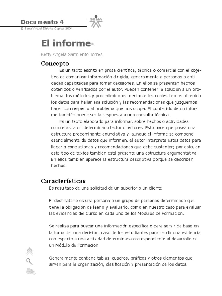 Como Elaborar Un Informe