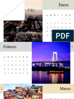 Calendario Fotográfico de Paisajes Urbanos