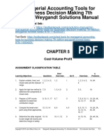 Managerial Accounting Tools For Business Decision Making 7th Edition Weygandt Solutions Manual 1