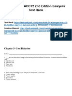 Managerial ACCT2 2nd Edition Sawyers Test Bank 1