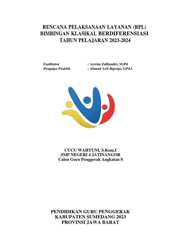 RPL Pembelajaran Berdiferensiasi Bimbingan Konseling (BK) - Cucu ...